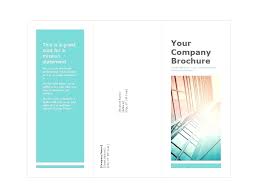 11 X 17 Brochure Template Flyer Brochures Microsoft Word Margines Info