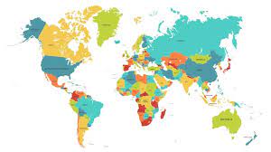 world map continents images free