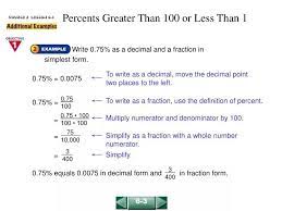 ppt percents greater than 100 or less