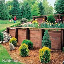 build a treated wood retaining wall