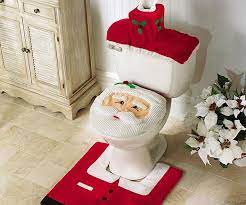 Santa Toilet Seat Cover And