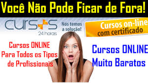 Resultado de imagem para cursos 24 horas