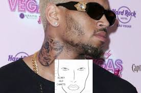 Chris brown's new tattoo looks like the face of a battered woman. Did Chris Brown Use A Mac Face Chart To Inspire His New Tatt Yep He Did Beaut Ie