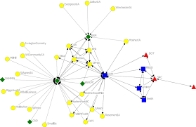 Network Structure Of Organizations Active In The Baltimore