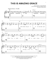 Transform the amazing grace piano hymn into the slow gospel blues style. Phillip Keveren This Is Amazing Grace Sheet Music Pdf Notes Chords Pop Score Piano Solo Download Printable Sku 168001