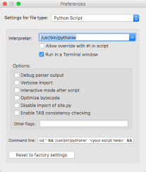 how to run a python script on mac