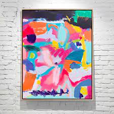Abstract Painting Bright Colours