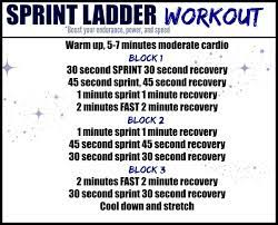 sprint ladder workout to boost your