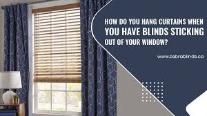 hang curtains when you have blinds