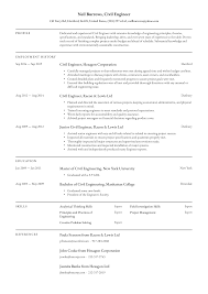 Senior civil engineer resume template. Top 25 Free Paid Engineering Resume Templates 2020