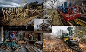 Haunting images of abandoned amusement park Ghost Town In The Sky | Daily  Mail Online