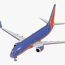 boeing 737 800 southwest airlines 3d