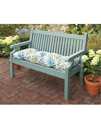 Green Garden Bench Cushion For Our