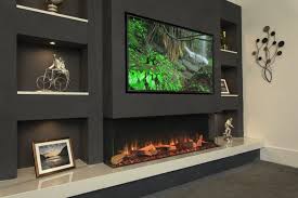 Electric Media Wall Fireplaces