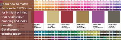 matching pantone to cmyk color