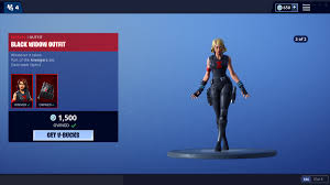 The fortnite shop updates daily with daily items and featured items. Avengers Endgame Skins Come To Fortnite Starting With Black Widow Polygon