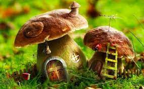 Stuffed Mushrooms Fairy Garden