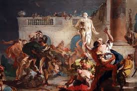 The legend of the sabine women is connected to the early history of rome. The Rape Of The Sabine Women Giovanni Battista Tiepolo Artwork On Useum