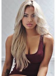 With a range of hues to choose from, it is possible for anyone to have more. Blonde Hair Tan Skin Tan Skin Blonde Hair Blonde Hair Girl Hair Styles