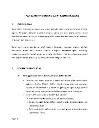 Selamat datang ke portal rasmi suruhanjaya perkhidmatan pendidikan malaysia. Pdf Panduan Pengurusan Surat Rasmi Kerajaan Hakkuo Ame Kiong Academia Edu