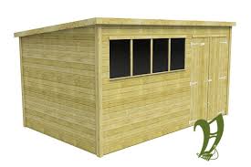 pent garden storage shed viking