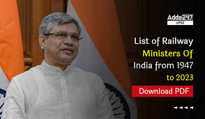list of railway ministers of india from