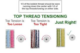 Adjusting Thread Tensions Bobbin Tension