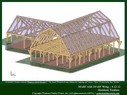Timber Frame Homes And Barns In 3d Pdfs