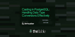 postgresql casting handling data type
