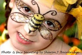 blebee face painting made