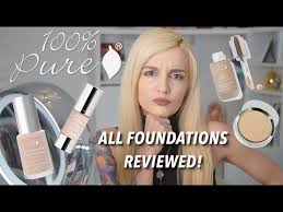 100 pure foundations review wear
