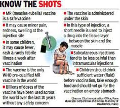 2 5 Lakh Students In 550 Schools Get Measles Rubella Vaccine