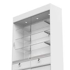 Display Cabinet With Tempered Glass