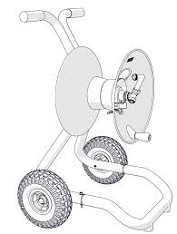 Eley 1043 Portable Garden Hose Reel