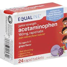 Equaline Acetaminophen Childrens 160 Mg Grape Flavor Chewable Tablets