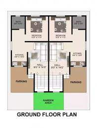 Row House Plans In 500 Sq Ft Ground