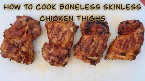 grill boneless skinless en thighs