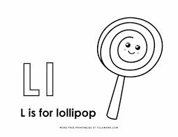 Lollipop coloring page book easy lollipop coloring pages best coloring pages for free with images coloring. Fun Free Easy To Print Letter L Coloring Pages Tulamama
