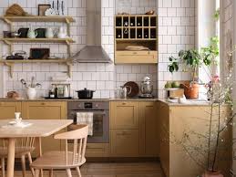 yellow kitchen cabinets