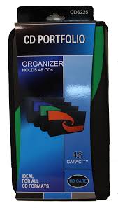 Pswholesale 48 Capacity Cd Storage Wallet Case Organizer Ideal For All Cd Formats Cd Portfolio Multicolor