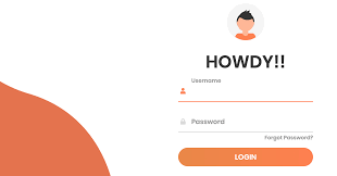 animated login page using html css