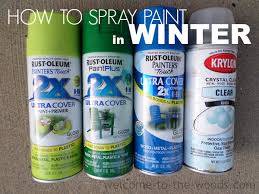 Spray Paint In Winter