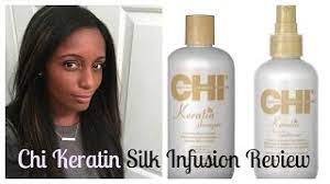 chi keratin silk infusion review and