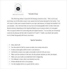 Sample Essay Outline Format Narrative Essay Outline Template Free