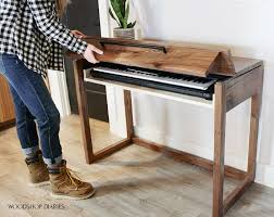 how to build a diy keyboard stand or