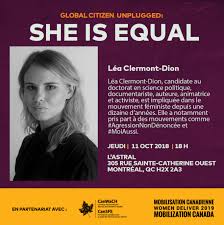 Aurélie lanctôt étudiante en droit et auteure de «les libéraux n'aiment pas les femmes». Lea Clermont Dion Photos Facebook