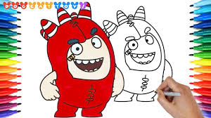 'draw a pirate ship' competition invites young fans to submit original drawings; Fuse Oddbods Coloring Book 58 Cute Drawing Coloring Dogcattoys Youtube