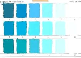 Teal Color Chart Readthisthing Co
