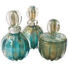 Three Murano Glass Perfume Bottles