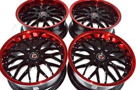 red lip 18 rims wheels ebay